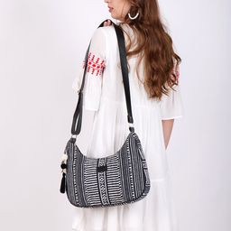 Anouk Printed Structured Hobo Bag-29