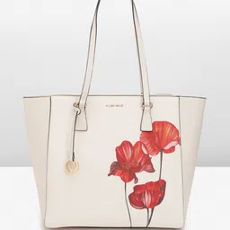 Allen Solly Floral Printed & Textured Structured Shoulder Bag-image-14
