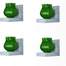 SOMIL Green Glass Cylinder Printed Wall Lamps-image-78