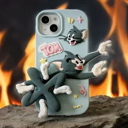 CASE CREATION Cartoon Characters Printed iPhone 14 Pro Bumper Case Mobile Accessories-16