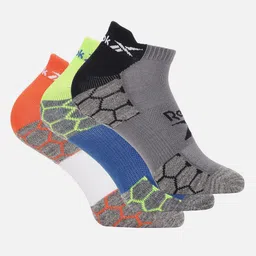 Reebok Men Pack Of 3 Pure Cotton Ankle-Length Socks-image-33
