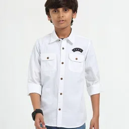 Rocket Science Boys Classic Slim Fit Casual Shirt-image-94