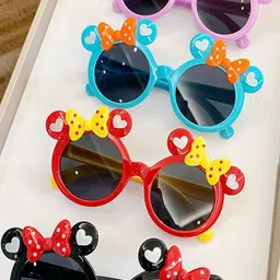 SHOP FRENZY Girl Round Sunglasses with UV Protected Lens-44