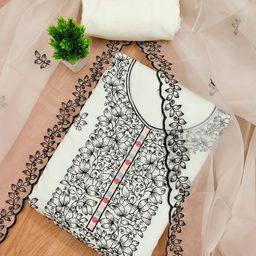 KALINI Embroidered Unstitched Dress Material-image-38