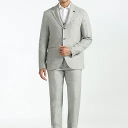 Blackberrys Slim-Fit Single-Breasted Three-Piece Formal Suit-image-16
