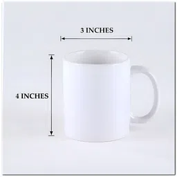 fnp White & Black Printed Ceramic Glossy Mugs Set of Cups and Mugs image 3