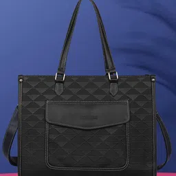 Womanix PU Handheld Bag with Quilted-11
