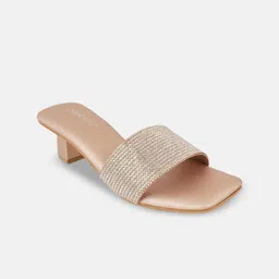 DressBerry Women Embellished Kitten Sandals-25