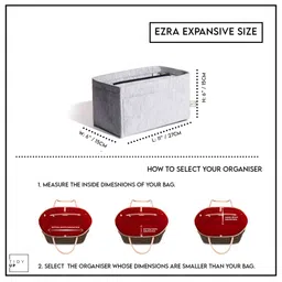 TIDYUP Grey Set of 1 Reusable Multi-Utility Organisers image 4