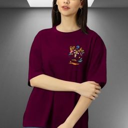 Parona Graphic Printed Round Neck T-shirt-image-98
