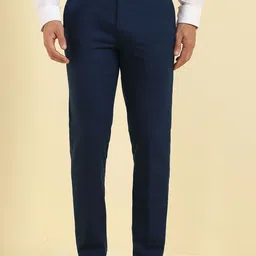 Allen Solly Sport Men Checked Slim Fit Trousers-image-40