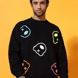 GRIFFEL Men Graphic Printed Pullover Sweatshirt-picture-14
