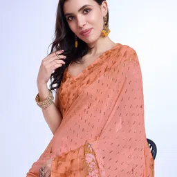 Mitera Floral Embellished Sequinned Saree-58