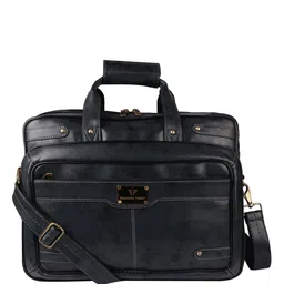 Fashion twist Men Leather Laptop Bag-26