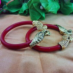 Vidhya Kangan Brass Crystals Bangle-picture-2