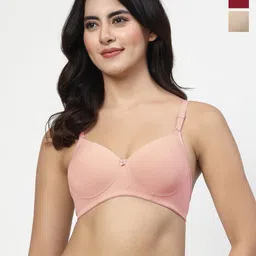 LILY dapyklis Women Pack Of 3 Full Coverage Lightly Padded Bra-image-25