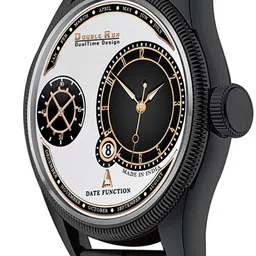 DOUBLERUN Unisex Dial & Straps Analogue Chronograph Watch H05N17053 image 2