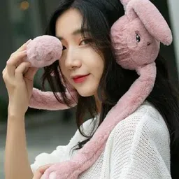 Poftik Girls Bunny Ear Moving Earmuffs-picture-7