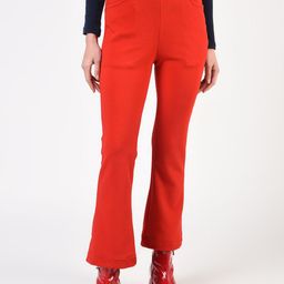 FLOREOS Women Textured Comfort Wrinkle Free Trousers-image-87