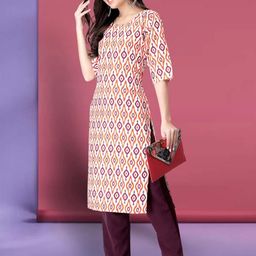 Ethnic basket Women Multicoloured Kurtas-picture-37