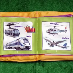 Combo of 3: Animals, Transports and Numbers Cloth Learning Book-image-35