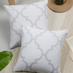 ROSARA HOME Unisex Grey Cushion Covers-image-76
