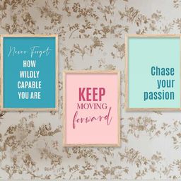 Motivational Wall Art With Frame Home Decor Wall Painting For Living Room Office Bedroom-image-65