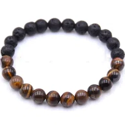 Divine souvenirs Unisex Artificial Beaded Elasticated Bracelet-image-95