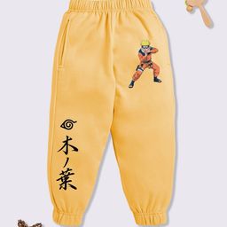 YK X Minute Mirth Boys Printed Cotton Joggers-image-45