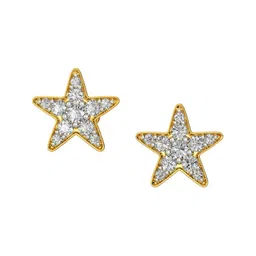 Joyalukkas Girls 18KT Gold Star Stud Earrings Diamond -0.94 g 0.13 carat-picture-14