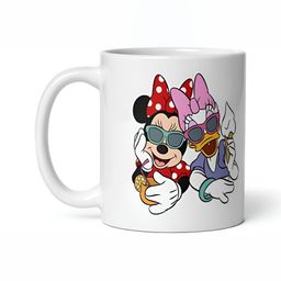 Mr UVD White & Pink Cartoon Characters Printed Ceramic Matte Mug-picture-10