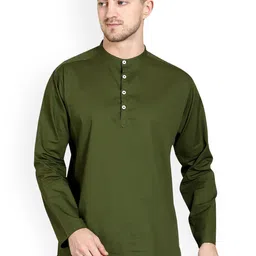 MADE IN THE SHADE Men Printed Thread Work Kurta-image-11