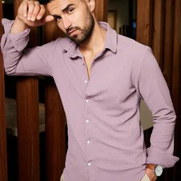 Tanip Spread Collar Regular Fit Cotton Shirt-image-76