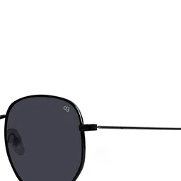 Woggles Unisex Hexagonal Sunglasses With Polarised and UV Protected WOBN-MHX-005C3 image 4
