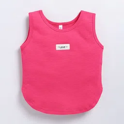 Ginie Girls Logo Printed Breathable Vest-image-81