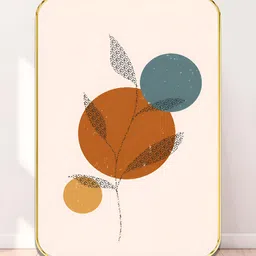 Livin'luxe Off White & Blue Botanical Printed Wall Art-picture-14