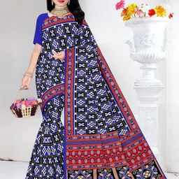 TARENI Printed Pure Cotton Sambalpuri Saree-picture-32
