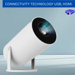 SACRO Mini HD Projector for Home 4KSupport With Built-in App Netflix/Prime/YouTubeD95 (4500 lm / 1 Speaker / Wireless / Remote Controller) Portable Projector-79