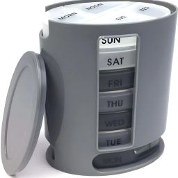 2 7 Day Tablet Pill Medicine Organizer Reusable Pill Box-27