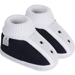 NESKA MODA Kids-Unisex Black Cotton Booties-picture-44