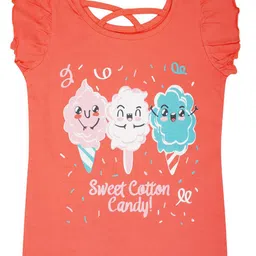 YALZZ Girls Printed Applique T-shirt-picture-7