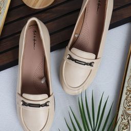 Mast & Harbour Women Party One Toe Flats with Buckles-image-40