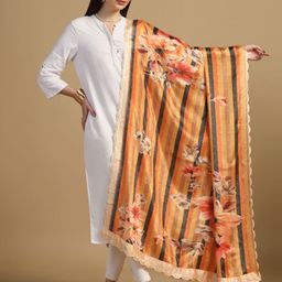 Kaizen TEXO FAB Embroidered Dupatta-9
