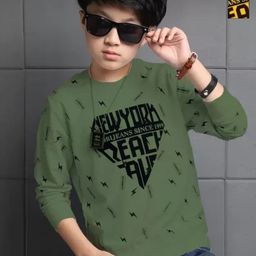 ATLANS Boys Typography 2 Printed T-shirt-image-49