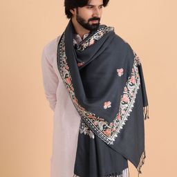 Tweedle Men Embroidered Stole-image-27