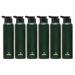 Speedex Olive Green Set of 6 Stainless Steel Colourblocked Water Bottle-18