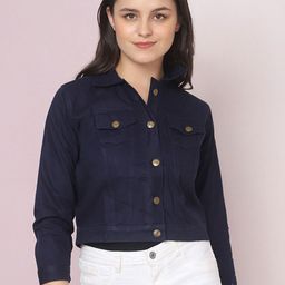 BUY NEW TREND Women Lightweight Denim Jacket-image-45