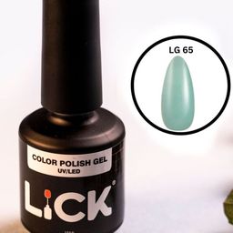 LICK UV/LED Long Lasting Gel Nail Polish - 15 ml - Turquoise Blue - LG 65-20