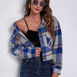 Oh Rare Women Checked Longline Tailored Jacket-image-74