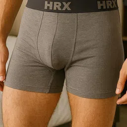 HRX by Hrithik Roshan Breathability Anti-Bacterial Short Trunk HRX-MODEL-SOLID-GREY-M-picture-46